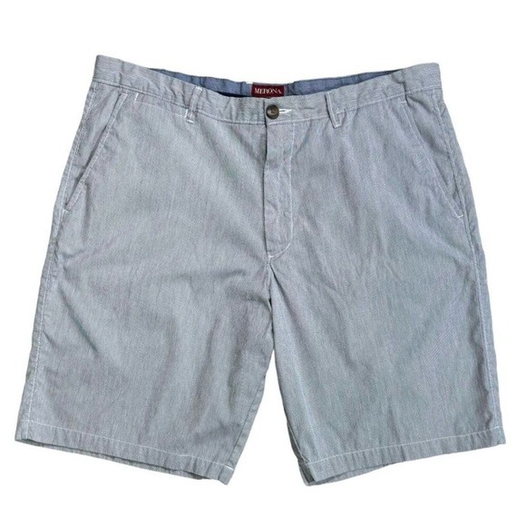 Merona Other - Merona Men's Blue/White Striped Chino Shorts Size 36